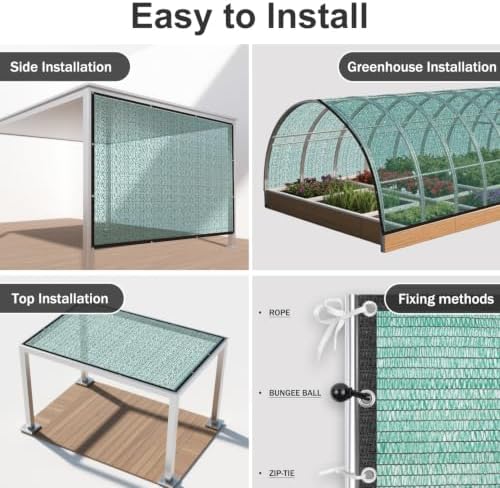 sunny guard sun shade cloth, 20 x 20 showing dimensions