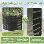 47" w x 48" h air conditioner fence showing dimensions