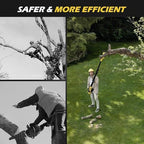 electric 2-in-1 cordless pole saw & 6" chainsaw, view 9