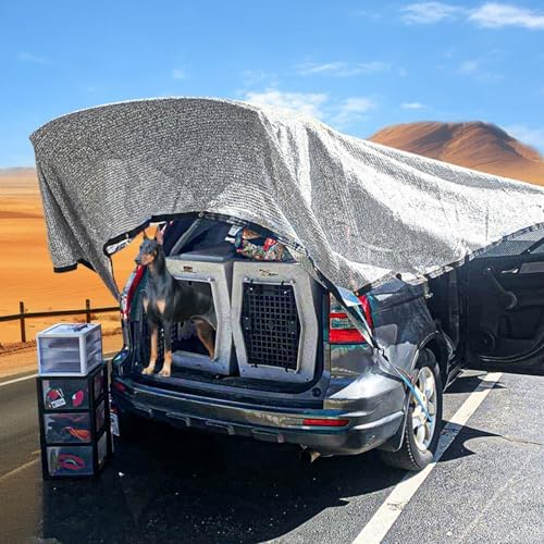 shade cloth-thickened and encrypted 80% aluminum shade cloth, side view