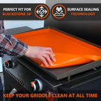 36" Silicone Griddle Mat for Blackstone 36 Inch Grill, Heavy Duty Food Grade Silicone Griddle Cover, Protect Your Grill from Dirt & Rust All Year Round