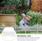 flexible picket fence garden border, plastic decorative landscape, package contents