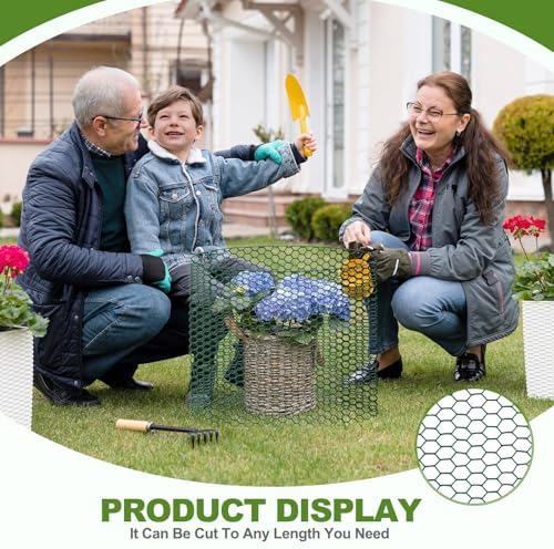 plant protectors from animals with extra wide 24", side view