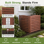 32" w x 38" h air conditioner fence, package contents