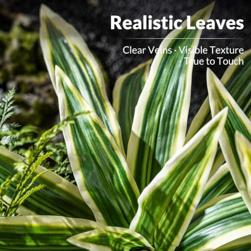 artificial greenery stems dracaena faux branches artificial plants, close-up detail
