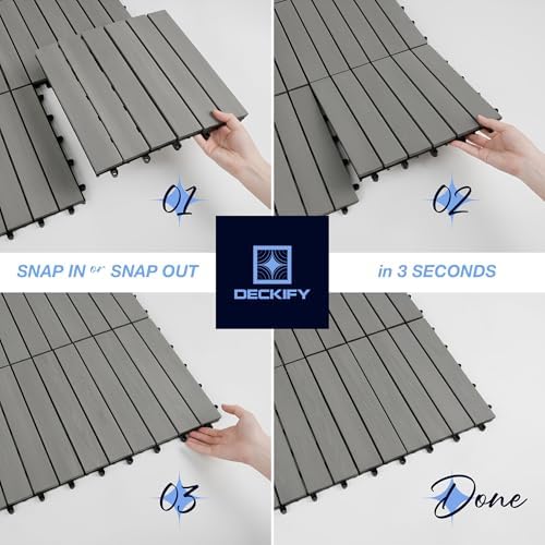 acacia interlocking deck tiles outdoor waterproof all weather, view 10