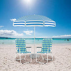 vingli patio lawn webbed folding chairs 1 piece shown in use
