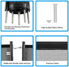 vingli pool fence 4ft x 12ft inground pool showing dimensions