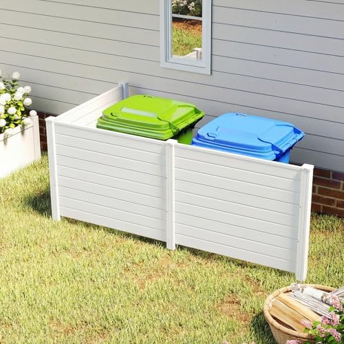 giantex no-dig air conditioner fence, 3 panels, 48''w, front angle view
