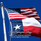 american flag 5x8-100% made in usa using tough, front angle view