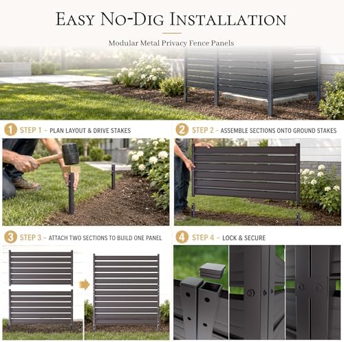 air conditioner fence 3 panels, 42" h x, package contents