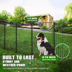 wesley's corner tall fence panels - 32”h x, side view