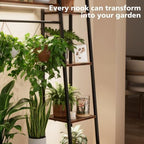 bacekoll plant stand with grow lights 6 tier, close-up detail