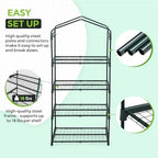 eagle peak mini greenhouse for indoor outdoor, 27x19x64, package contents