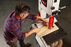 jet black 14" woodworking band saw, 1.75 hp, view 9