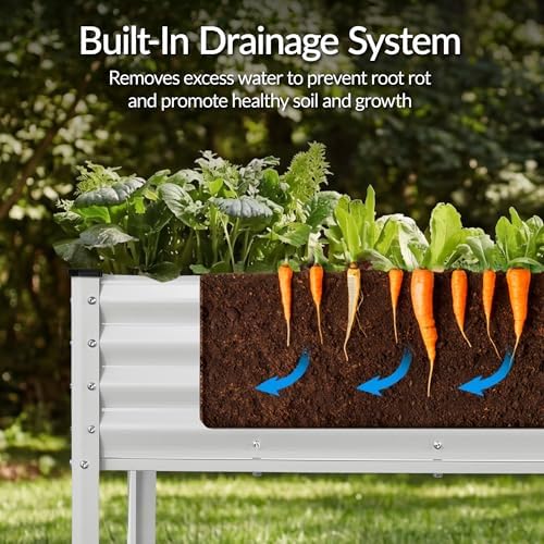 best choice products 72x24x30in non toxic galvanized raised, package contents
