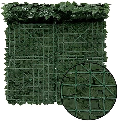 artificial ivy privacy fence,u'artlines heavy duty artificial hedges showing dimensions
