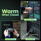 worth mini greenhouse with 18w t8 grow lights, package contents
