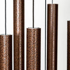 corinthian bells 30 inch copper vein wind chimes shown in use