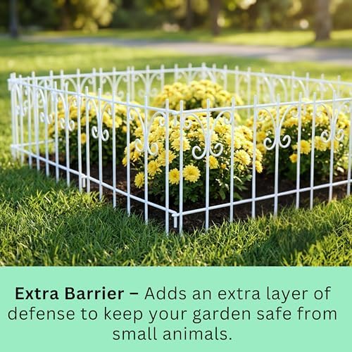 shoplala decorative garden fence outdoor (10 panels) 12.5in(l), package contents
