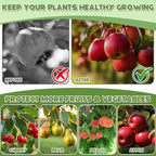 20ft x 20ft extra large fruit tree netting showing dimensions