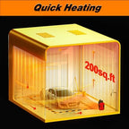 buyplus outdoor heater, 1500w patio heater for garage, close-up detail