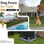 16 panels decorative garden metal fence, 33in (h), package contents
