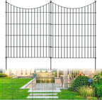 10‑panel no‑dig metal garden fence 32"h x 23.6'l, main product view