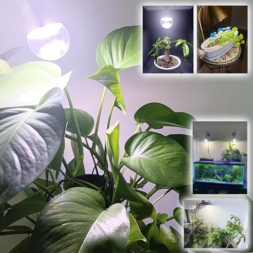 Led Grow Light Bulbs for Indoor Plants Full Spectrum E26 A19 | Grow LED Lamp 10W with Balanced 5000K Red Blue for Seeds Greens Laboratory,School,Greenhouse, Indore Garden, Hydroponic,3Pack