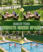 artificial ivy privacy fence screen, 240x40 inch dense on a desk or shelf
