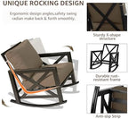 natural expressions 3 piece patio rocking bistro set, package contents