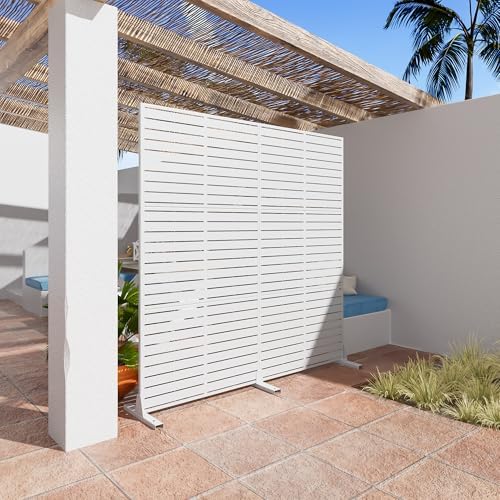 casaphoria 72" h x 35" w metal outdoor, side view