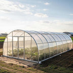 vevor greenhouse spring wire and lock channel, 20, front angle view