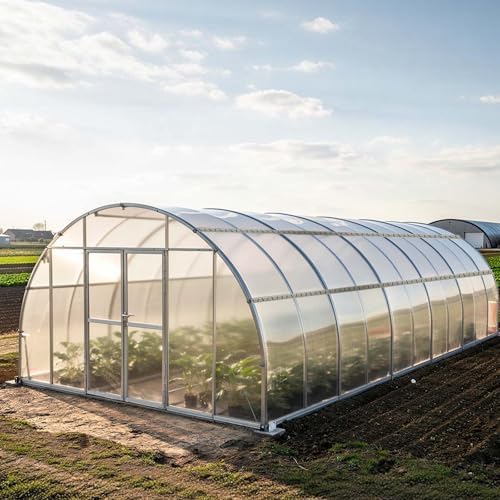 vevor greenhouse spring wire and lock channel, 20, front angle view