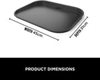 Ninja Woodfire XL Flat Plate, Non-Stick Flat Top BBQ Griddle Plate | Official Accessory, Compatible with Ninja Woodfire XL BBQ Grill OG850 / OG901, Black, XSKOGXLFPLTEU