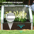 outsunny 4 x 3 x 1ft raised garden showing dimensions