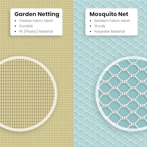 garden netting cover for bird, insect & bug on a desk or shelf