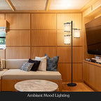 brightech liam floor lamp, great living room décor, view 9