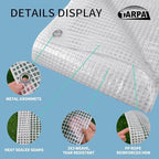 tarpal 10'x12' clear white tarp heavy duty waterproof shown in use