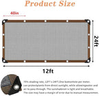 shade cloth - for garden plants greenhouse, 70% shown in use