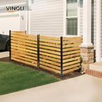 vingli 54" x 39" wooden privacy fence for on a desk or shelf