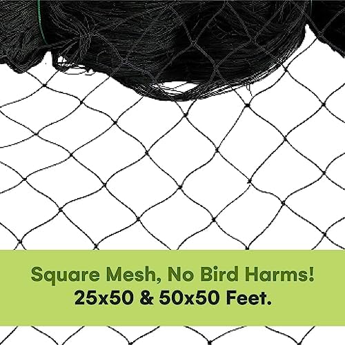 nylon mesh anti bird netting [50 x 50], side view