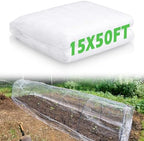 50 ft garden mesh netting insect mosquito net, front angle view