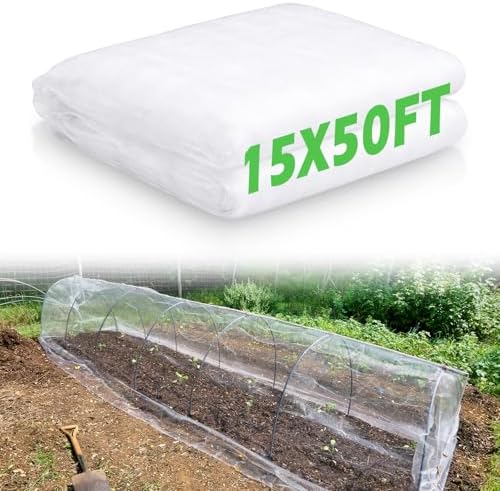 50 ft garden mesh netting insect mosquito net, front angle view