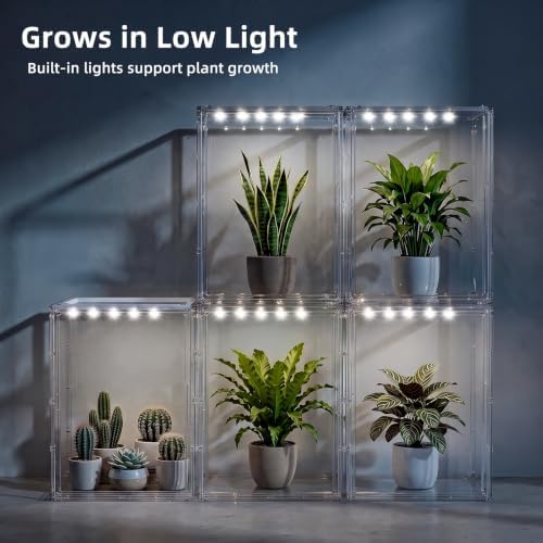 joyzan clear mini indoor greenhouse small tabletop green, package contents