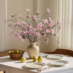 hyeflora 3pcs artificial magnolia flowers stems for spring, package contents