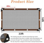 qlofei shade cloth - for plants greenhouse, 70% shown in use