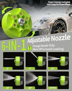 cordless portable washer, 1480 psi battery operated washer, side view