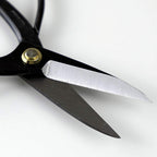 wazakura 4pcs bonsai tool kit, traditional scissors and, close-up detail