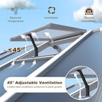 yardenaler 6x10 ft green house for outdoor, thicken, close-up detail